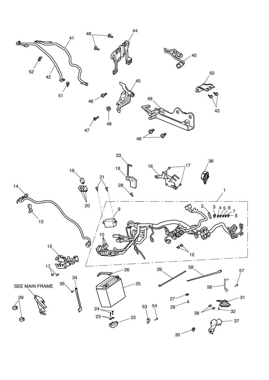 EQUIPEMENT ELECTRIQUE POUR THUNDERBIRD NIGHTSTORM 2015