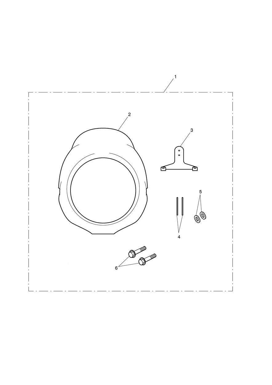 KIT PARE VENT POUR BONNEVILLE A1 2009