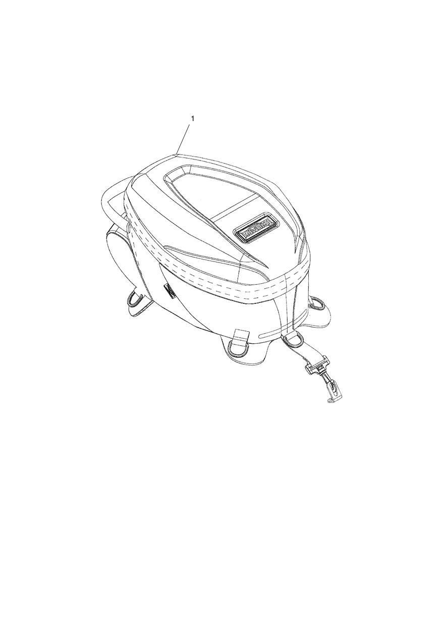SAC DE RESERVOIR 10 15L POUR TIGER SPORT ABS A1 2013