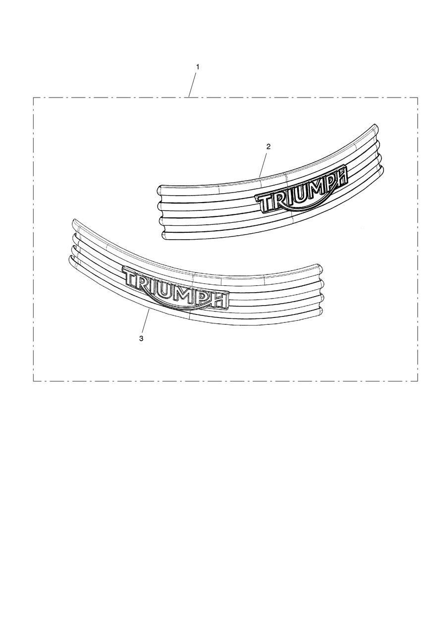 KIT DE BADGE VINTAGE DE RESERVOIR BARRE POUR BONNEVILLE T120 2021