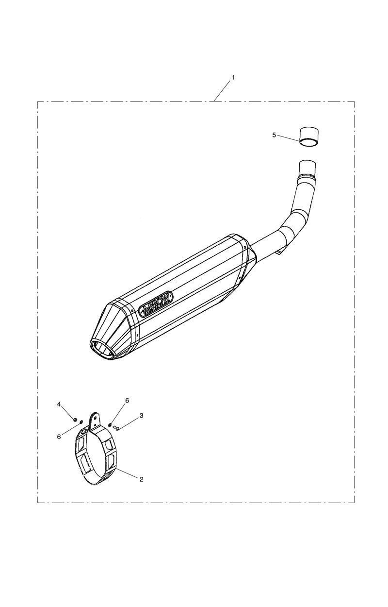 SILENCIEUX SLIP ON ARROW UC POUR TIGER EXPLORER ABS A1 2012