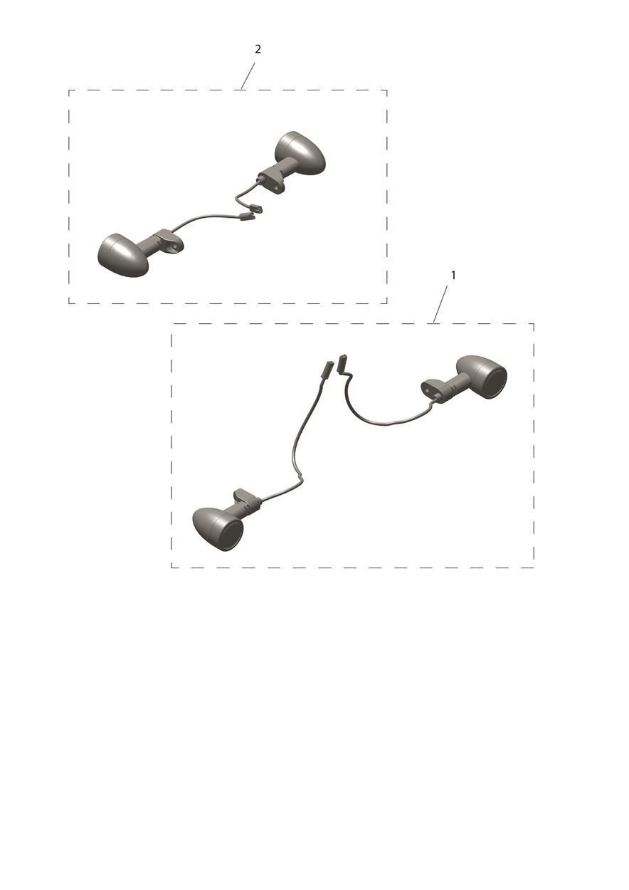 CLIGNOTANTS LED BULLET POUR SCRAMBLER 400 X 2024
