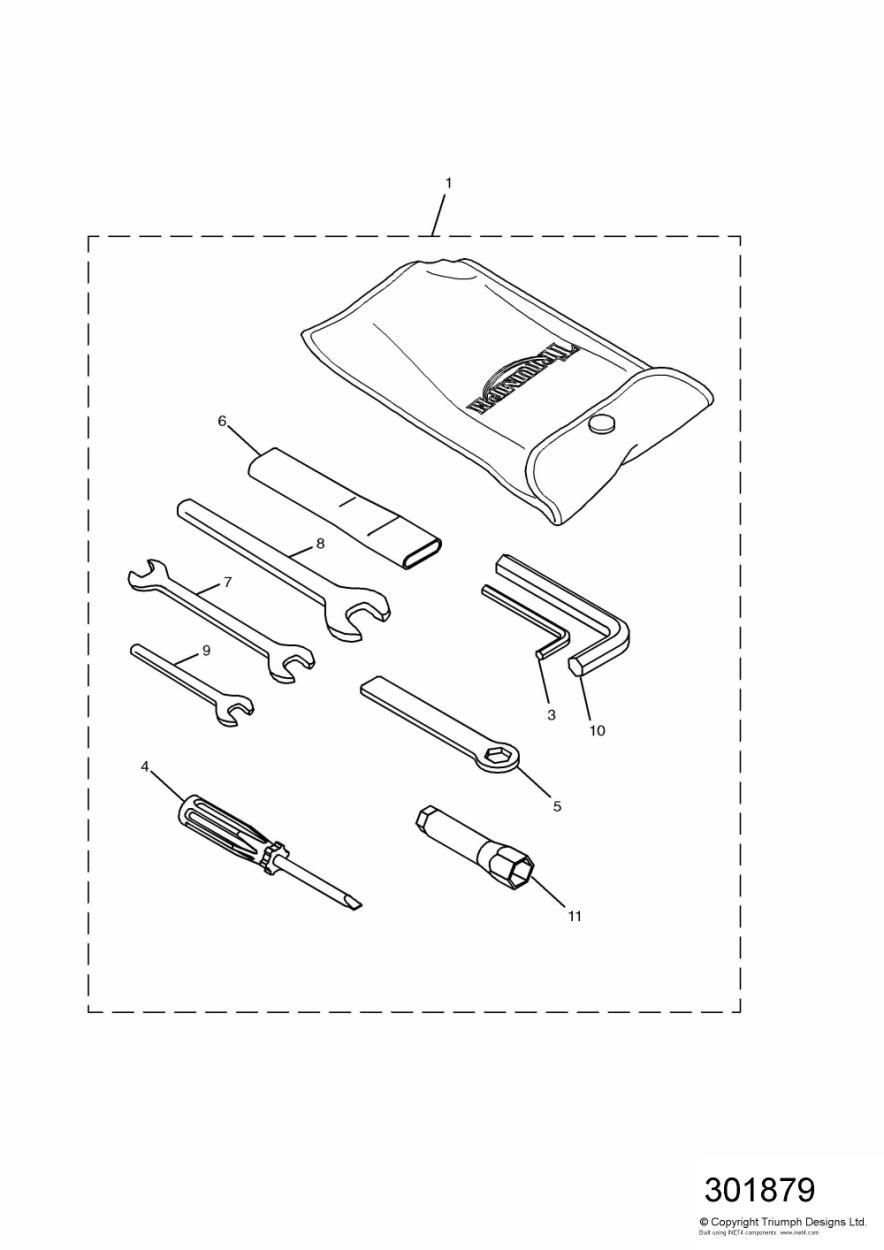KIT D OUTILS POUR DAYTONA 600 2004